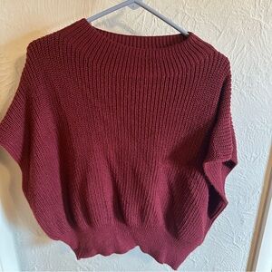 High neck knit vest from Cider